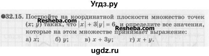 ГДЗ (Задачник) по алгебре 11 класс (Учебник, Задачник ) Мордкович А.Г. / § 32 номер / 32.15
