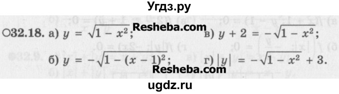 ГДЗ (Задачник) по алгебре 11 класс (Учебник, Задачник ) Мордкович А.Г. / § 32 номер / 32.18