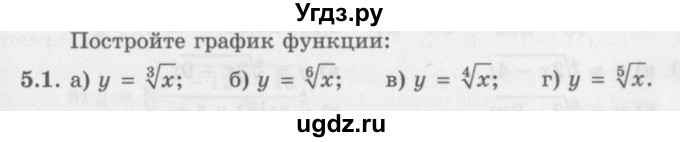 ГДЗ (Задачник) по алгебре 11 класс (Учебник, Задачник ) Мордкович А.Г. / § 5 номер / 5.1