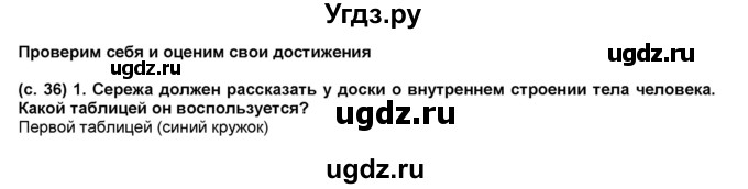 ГДЗ (Решебник №1) по окружающему миру 2 класс А.А. Плешаков / часть 2. страница номер / 36