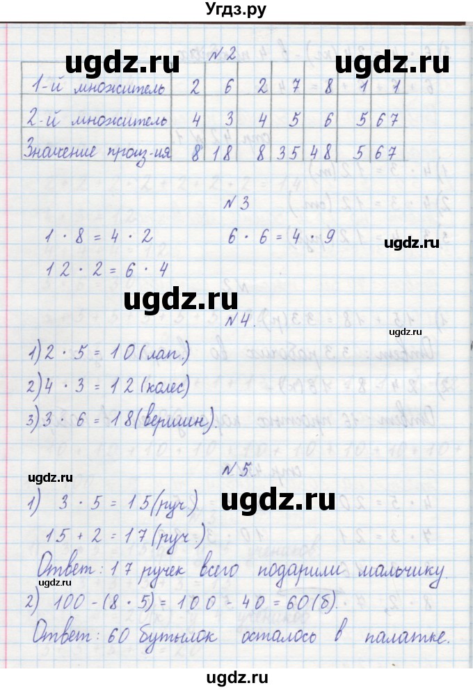 ГДЗ (Решебник) по математике 2 класс (рабочая тетрадь) Захарова О.А. / часть 1. страница / 43(продолжение 2)