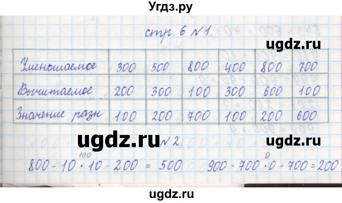 ГДЗ (Решебник) по математике 2 класс (рабочая тетрадь) Захарова О.А. / часть 2. страница / 6