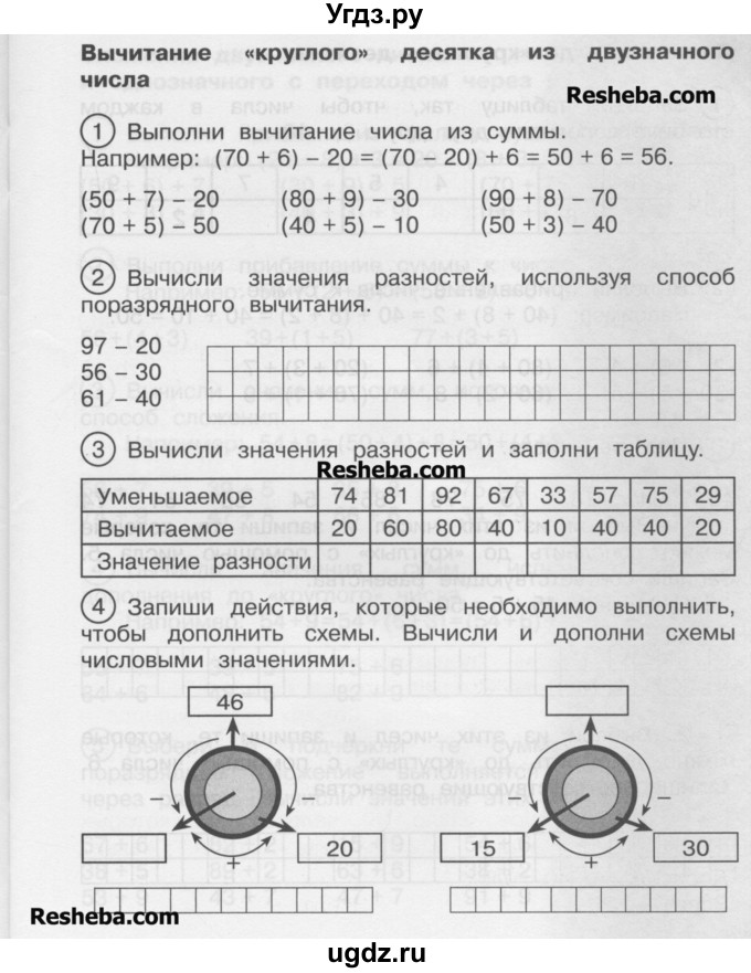ГДЗ (Учебник) по математике 2 класс (рабочая тетрадь) Захарова О.А. / часть 1. страница / 21