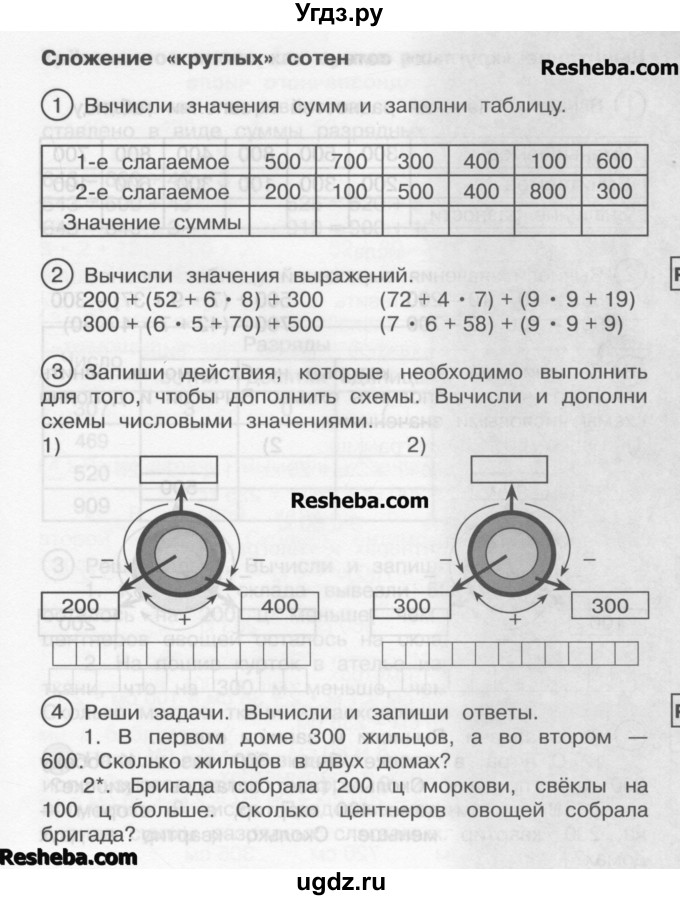 ГДЗ (Учебник) по математике 2 класс (рабочая тетрадь) Захарова О.А. / часть 2. страница / 5