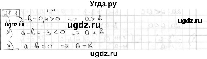 ГДЗ (Решебник) по алгебре 8 класс Мерзляк А.Г. / § 21 / 21.1