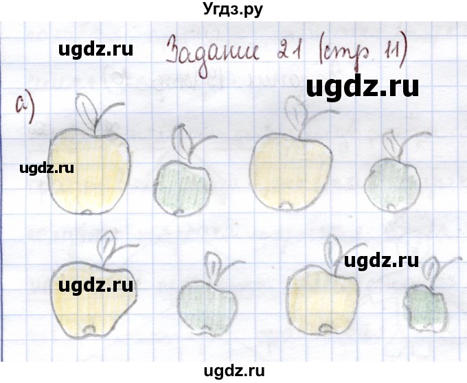 ГДЗ (Решебник) по информатике 1 класс Горячев А.В. / раздел 1 / задание / 21