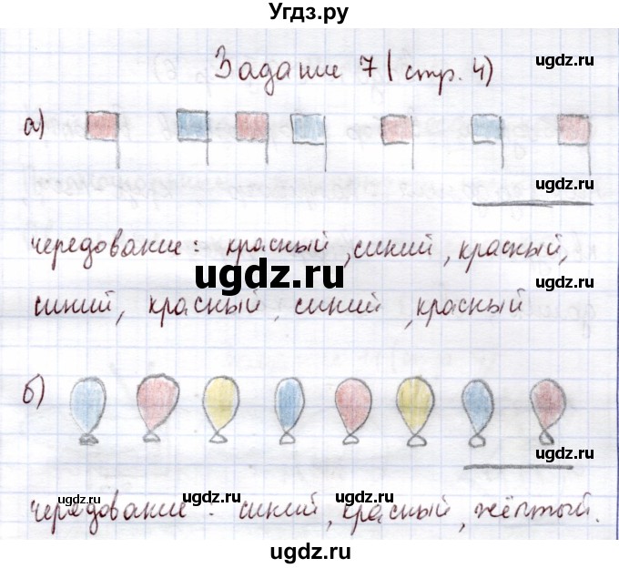 ГДЗ (Решебник) по информатике 1 класс Горячев А.В. / раздел 1 / задание / 7