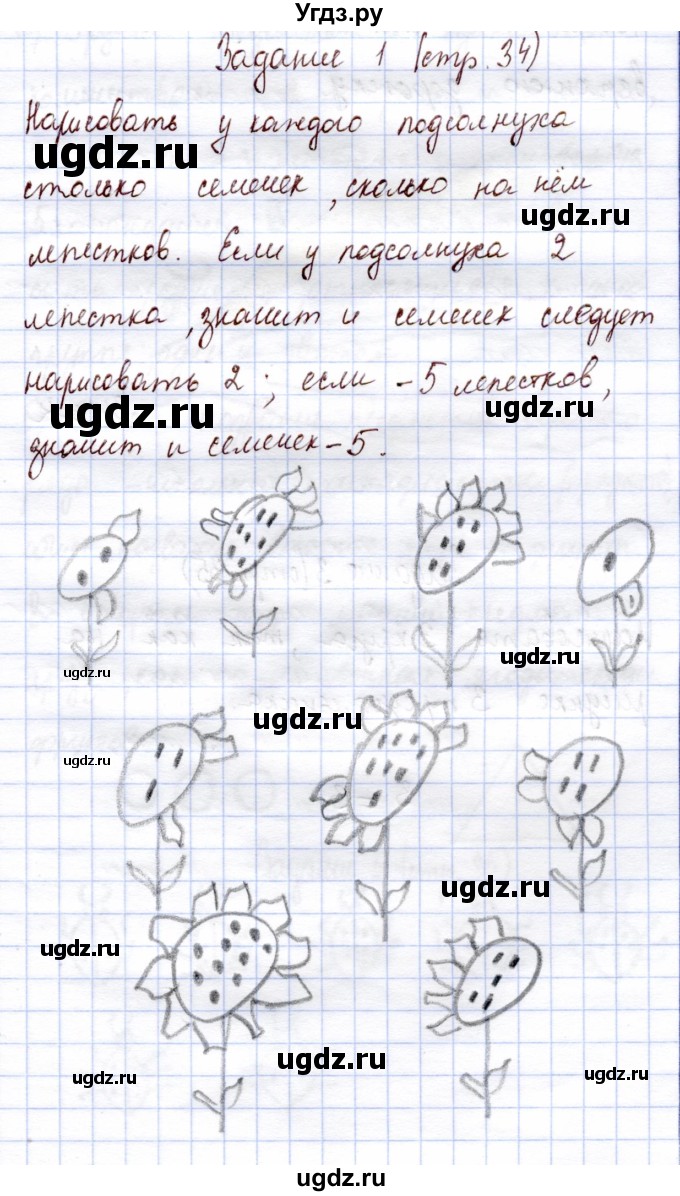 ГДЗ (Решебник) по информатике 1 класс Горячев А.В. / раздел 2 / задание / 1