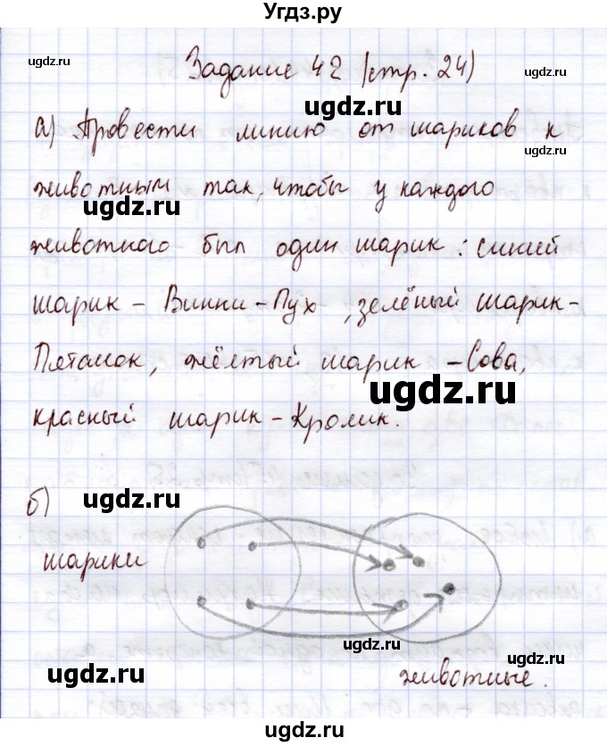 ГДЗ (Решебник) по информатике 1 класс Горячев А.В. / раздел 3 / задание / 42