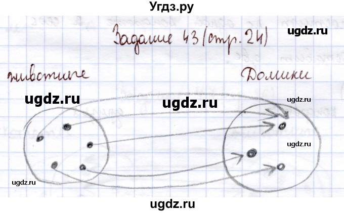 ГДЗ (Решебник) по информатике 1 класс Горячев А.В. / раздел 3 / задание / 43