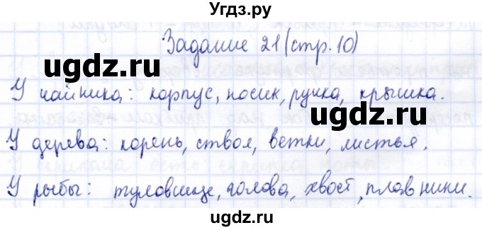 ГДЗ (Решебник) по информатике 2 класс Горячев А.В. / раздел 1 / 21