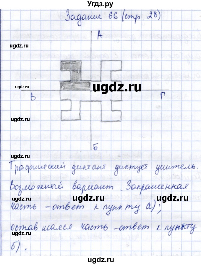 ГДЗ (Решебник) по информатике 2 класс Горячев А.В. / раздел 1 / 66