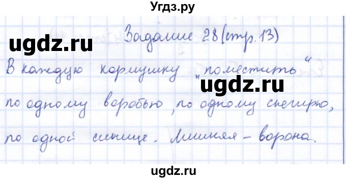 ГДЗ (Решебник) по информатике 2 класс Горячев А.В. / раздел 3 / 28