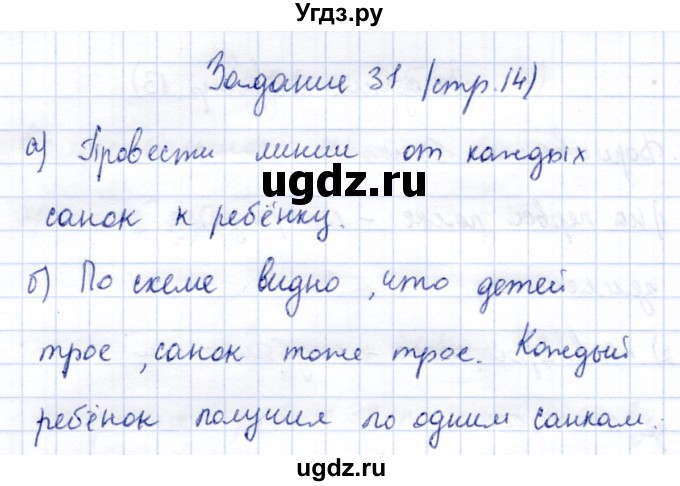 ГДЗ (Решебник) по информатике 2 класс Горячев А.В. / раздел 3 / 31