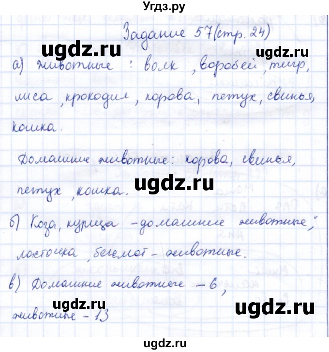 ГДЗ (Решебник) по информатике 2 класс Горячев А.В. / раздел 3 / 57