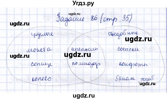 ГДЗ (Решебник) по информатике 2 класс Горячев А.В. / раздел 3 / 86