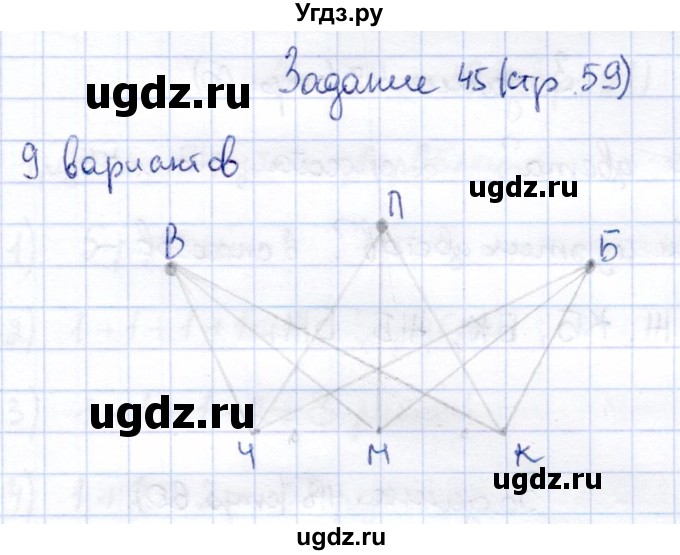 ГДЗ (Решебник) по информатике 2 класс Горячев А.В. / раздел 4 / 45