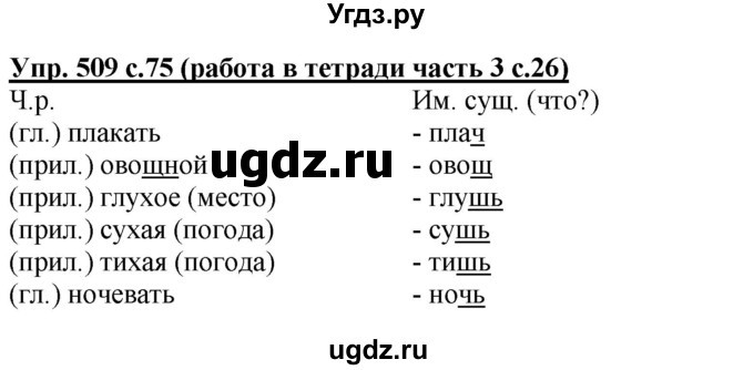 ГДЗ (Решебник) по русскому языку 3 класс М.С. Соловейчик / упражнение / 509