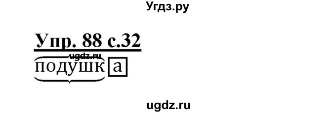 ГДЗ (Решебник) по русскому языку 3 класс М.С. Соловейчик / упражнение / 88