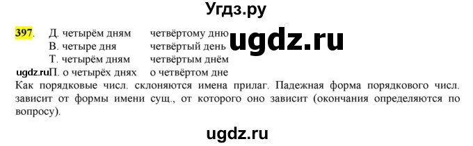 ГДЗ (Решебник к учебнику 2016) по русскому языку 6 класс Рыбченкова Л.М. / упражнение / 397