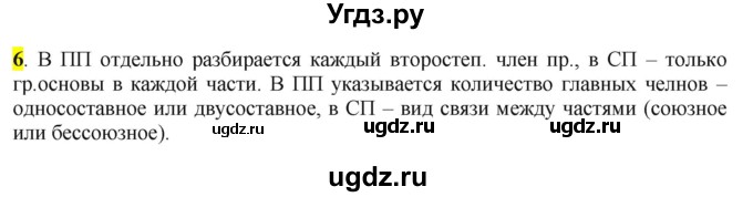 ГДЗ (Решебник к учебнику 2016) по русскому языку 6 класс Рыбченкова Л.М. / § 89 / 6