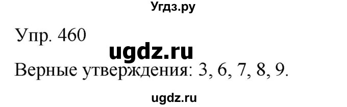 ГДЗ (Решебник к учебнику 2021) по русскому языку 6 класс Рыбченкова Л.М. / упражнение / 460