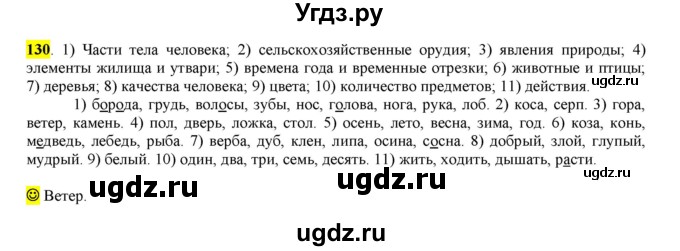 ГДЗ (Решебник к учебнику 2016) по русскому языку 6 класс Рыбченкова Л.М. / упражнение / 130