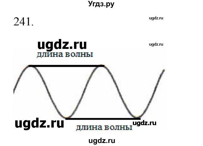 ГДЗ (Решебник) по физике 7 класс (рабочая тетрадь) Н.С. Пурышева / упражнение / 241