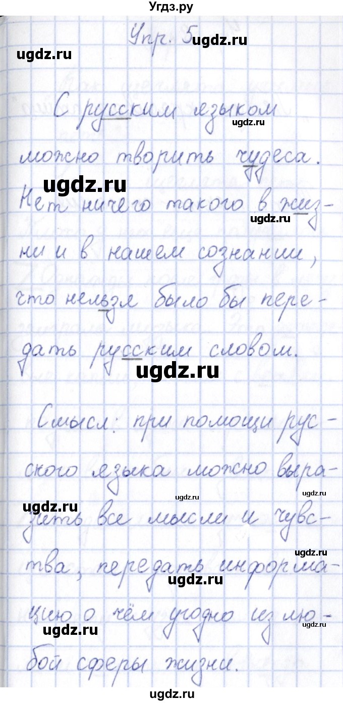 ГДЗ (Решебник №3) по русскому языку 3 класс (рабочая тетрадь) Канакина В.П. / часть 1. страница / 4(продолжение 2)