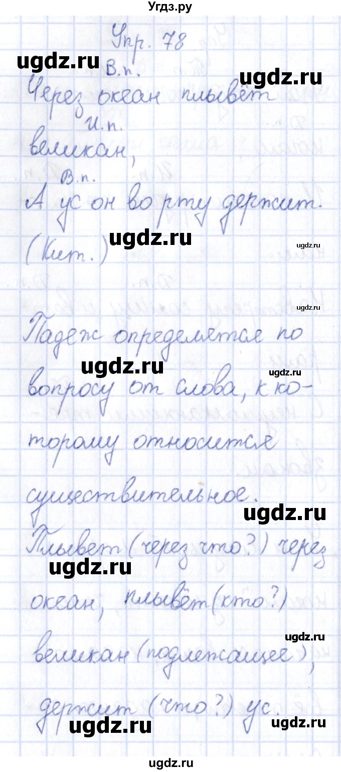 ГДЗ (Решебник №3) по русскому языку 3 класс (рабочая тетрадь) Канакина В.П. / часть 2. страница / 36(продолжение 2)