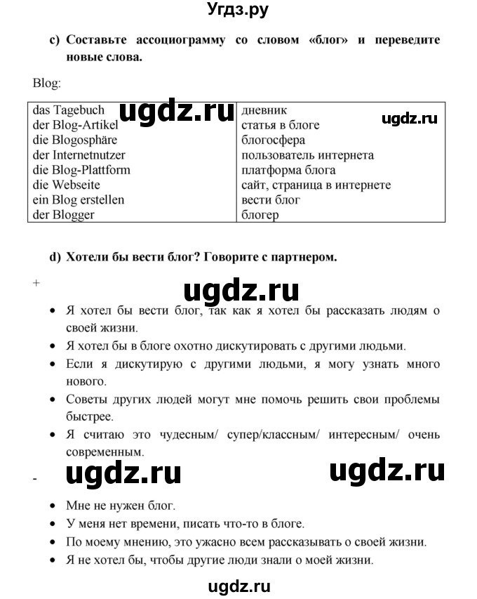 ГДЗ (Решебник к учебнику Wunderkinder) по немецкому языку 7 класс Радченко О.А. / страница / 36(продолжение 2)