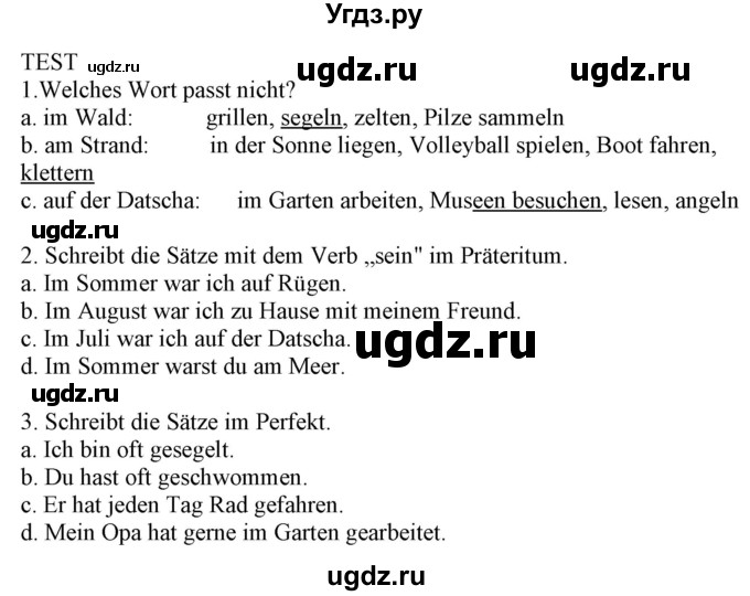 ГДЗ (Решебник к учебнику Wunderkinder Plus) по немецкому языку 7 класс Радченко О.А. / страница / 50