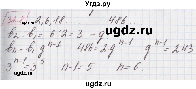 ГДЗ (Решебник к учебнику 2017) по алгебре 9 класс Мерзляк А.Г. / § 32 / 32.8