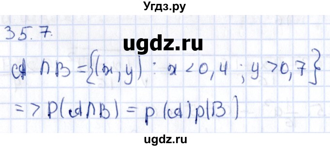 ГДЗ (Решебник к учебнику 2020) по алгебре 9 класс Мерзляк А.Г. / § 35 / 35.7