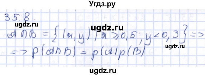 ГДЗ (Решебник к учебнику 2020) по алгебре 9 класс Мерзляк А.Г. / § 35 / 35.8