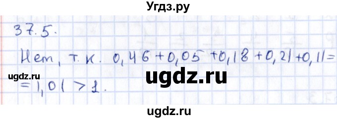 ГДЗ (Решебник к учебнику 2020) по алгебре 9 класс Мерзляк А.Г. / § 37 / 37.5
