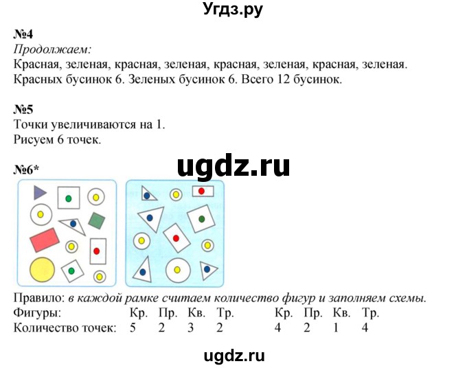 ГДЗ (Решебник 2022) по математике 1 класс (рабочая тетрадь) Петерсон Л.Г. / часть 1. страница / 5