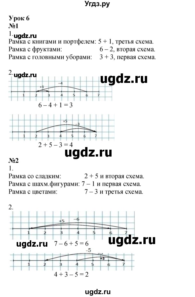 ГДЗ (Решебник 2022) по математике 1 класс (рабочая тетрадь) Петерсон Л.Г. / часть 2. страница / 12