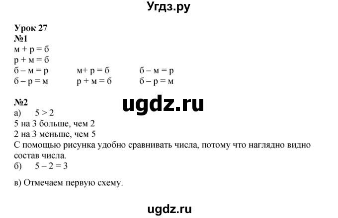 ГДЗ (Решебник 2022) по математике 1 класс (рабочая тетрадь) Петерсон Л.Г. / часть 2. страница / 53