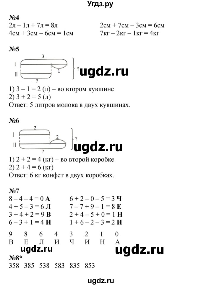 ГДЗ (Решебник 2022) по математике 1 класс (рабочая тетрадь) Петерсон Л.Г. / часть 3. страница / 15