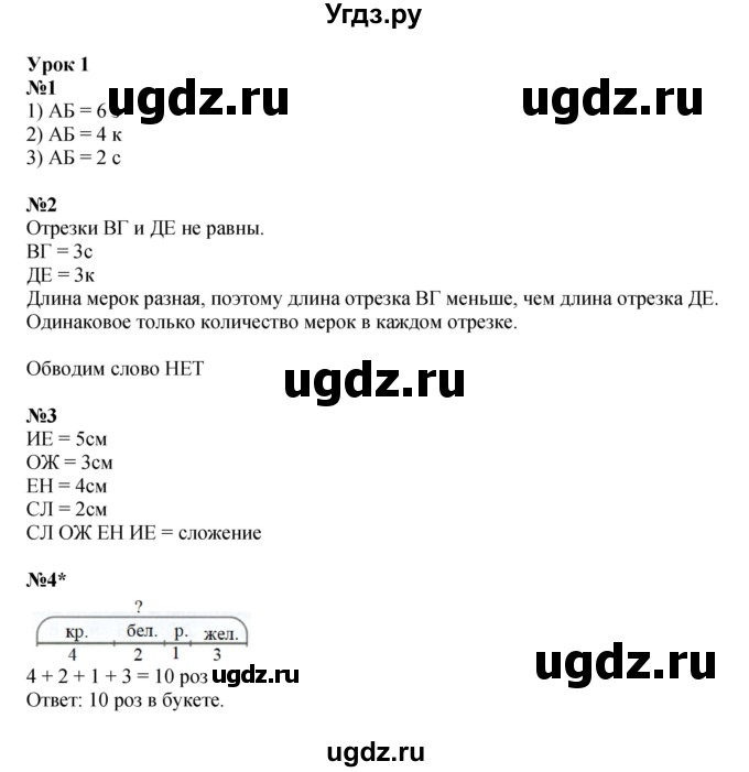 ГДЗ (Решебник 2022) по математике 1 класс (рабочая тетрадь) Петерсон Л.Г. / часть 3. страница / 3