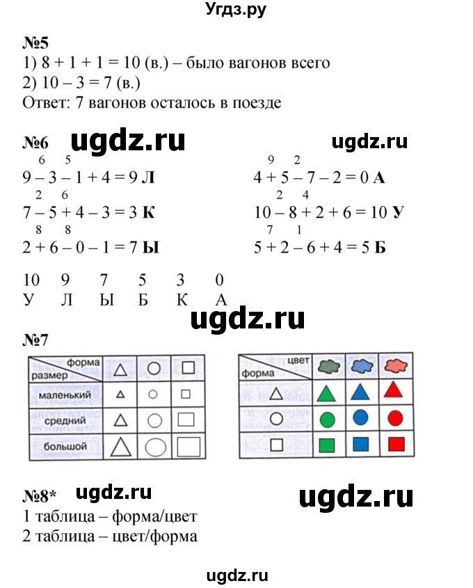 ГДЗ (Решебник 2022) по математике 1 класс (рабочая тетрадь) Петерсон Л.Г. / часть 3. страница / 31