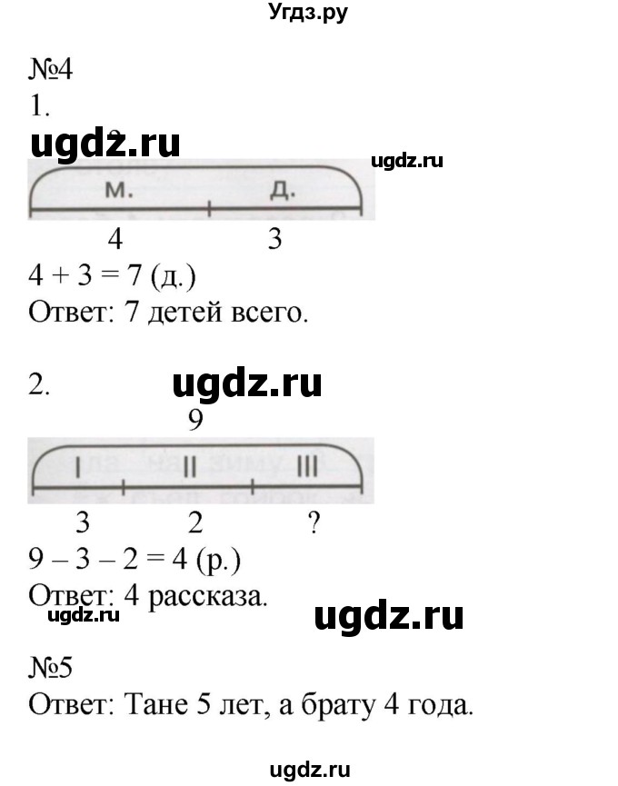 ГДЗ (Решебник 2016) по математике 1 класс (рабочая тетрадь) Петерсон Л.Г. / часть 2. страница / 52(продолжение 2)