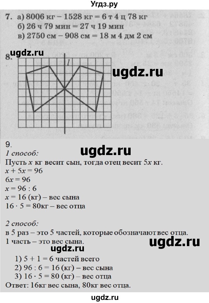ГДЗ (Решебник) по математике 3 класс (самостоятельные и контрольные работы) Петерсон Л.Г. / выпуск 3.1. страница / 92