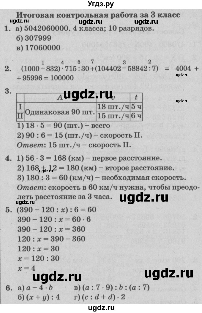 ГДЗ (Решебник) по математике 3 класс (самостоятельные и контрольные работы) Петерсон Л.Г. / выпуск 3.2. страница / 91