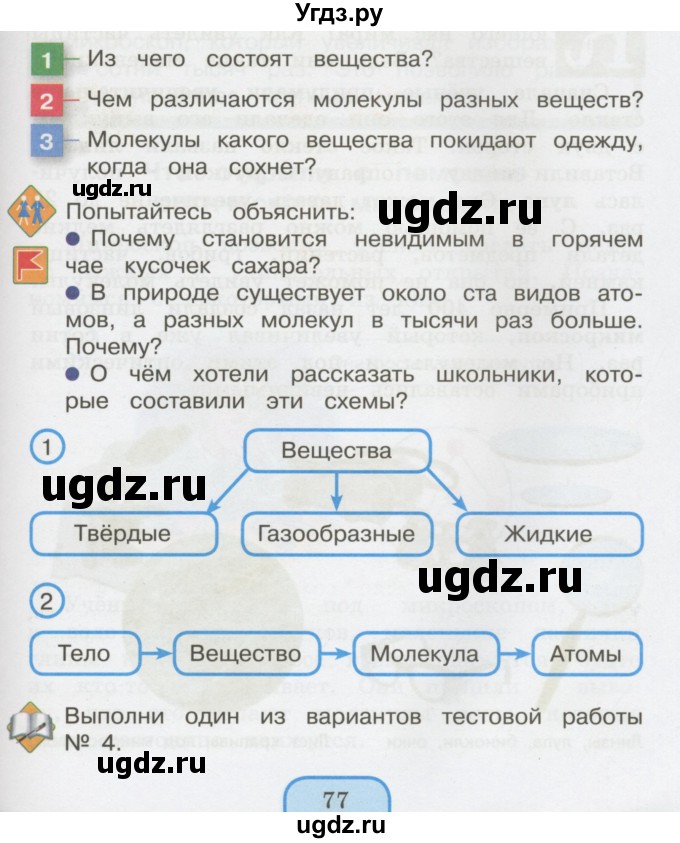 ГДЗ (Учебник 2014) по окружающему миру 3 класс О.Т. Поглазова / часть 1. страница / 77
