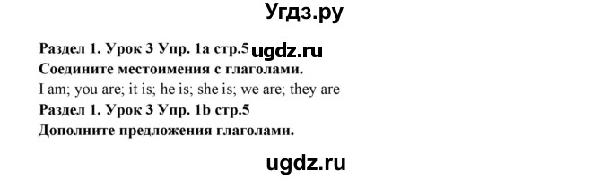 ГДЗ (Решебник) по английскому языку 5 класс (рабочая тетрадь New Millennium) Деревянко Н.Н. / страница номер / 5