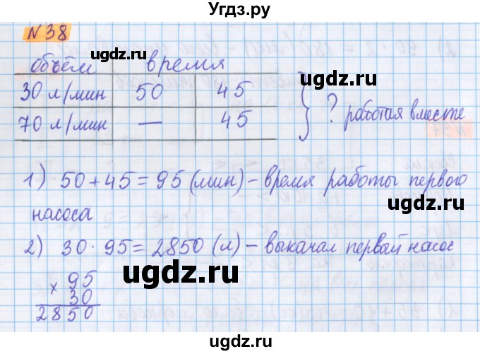 ГДЗ (Решебник №1 к учебнику 2020) по математике 5 класс Герасимов В.Д. / глава 1. упражнение / 38