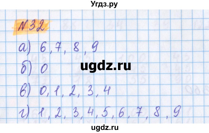 ГДЗ (Решебник №1 к учебнику 2020) по математике 5 класс Герасимов В.Д. / глава 2. упражнение / 32