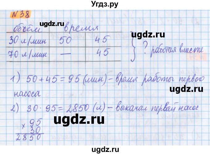 ГДЗ (Решебник №1 к учебнику 2017) по математике 5 класс Герасимов В.Д. / глава 1. упражнение / 38